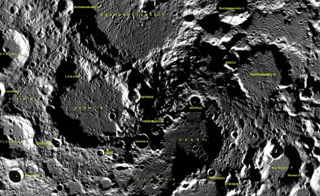 Dos científicos nazis pierden sus cráteres en la cara oculta de la Luna