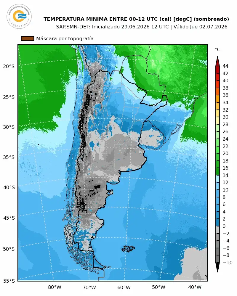 temperaturas smn - 1