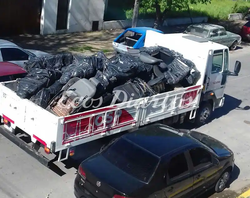 Secuestraron gran cantidad de autopartes en un comercio