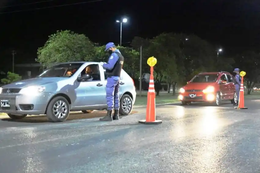 La policía labró más de 20 actas de infracción al tránsito