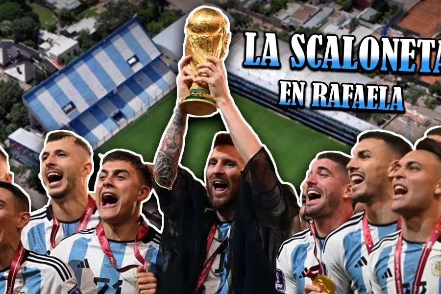 La "Scaloneta" en Rafaela: mirá la lista completa de los jugadores que pasaron por la ciudad