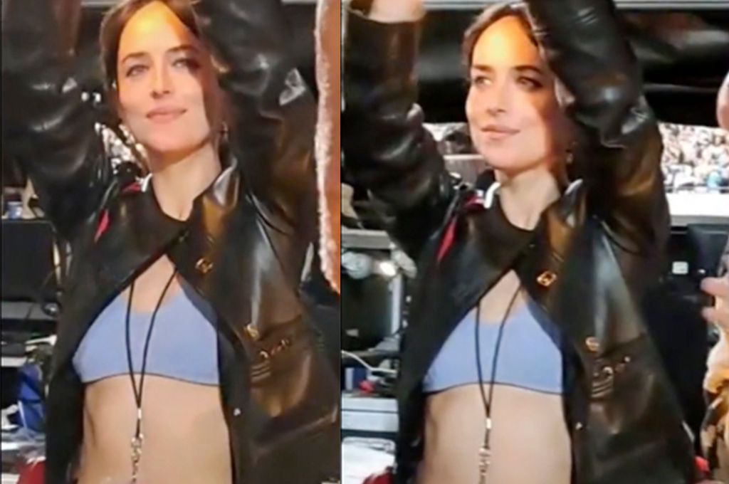 Coldplay en Argentina: Dakota Johnson fue a ver a su novio Chris Martin a River