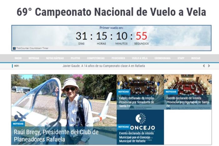 El sitio Web http://cprafaela.medios.digital/brindará información detallada sobre el desarrollo del campeonato