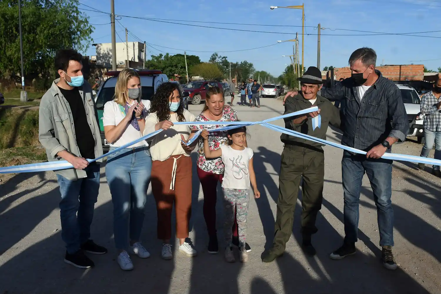 Jatón inauguró obras viales y de desagües en Las Lomas
