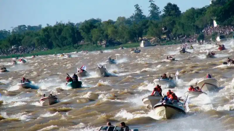 Por la bajante del Paraná, se suspendió el tradicional concurso de pesca de surubí