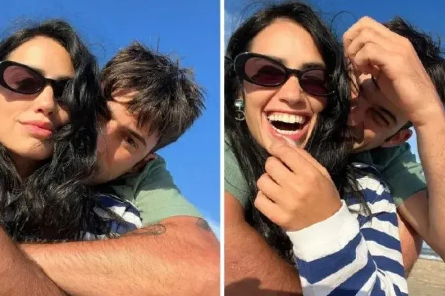 Lali y Pedro. Archivo