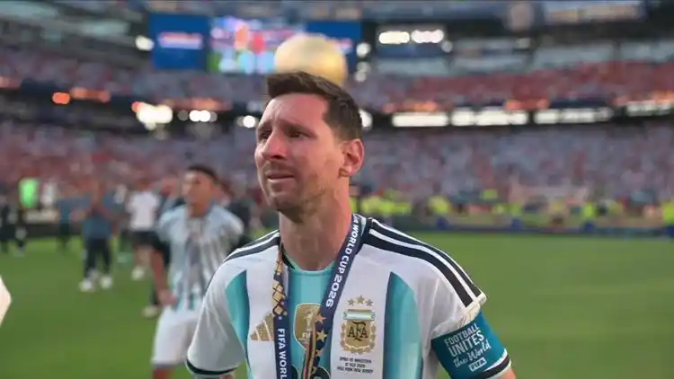 El emotivo mensaje de Messi después de perder el Mundial con España.