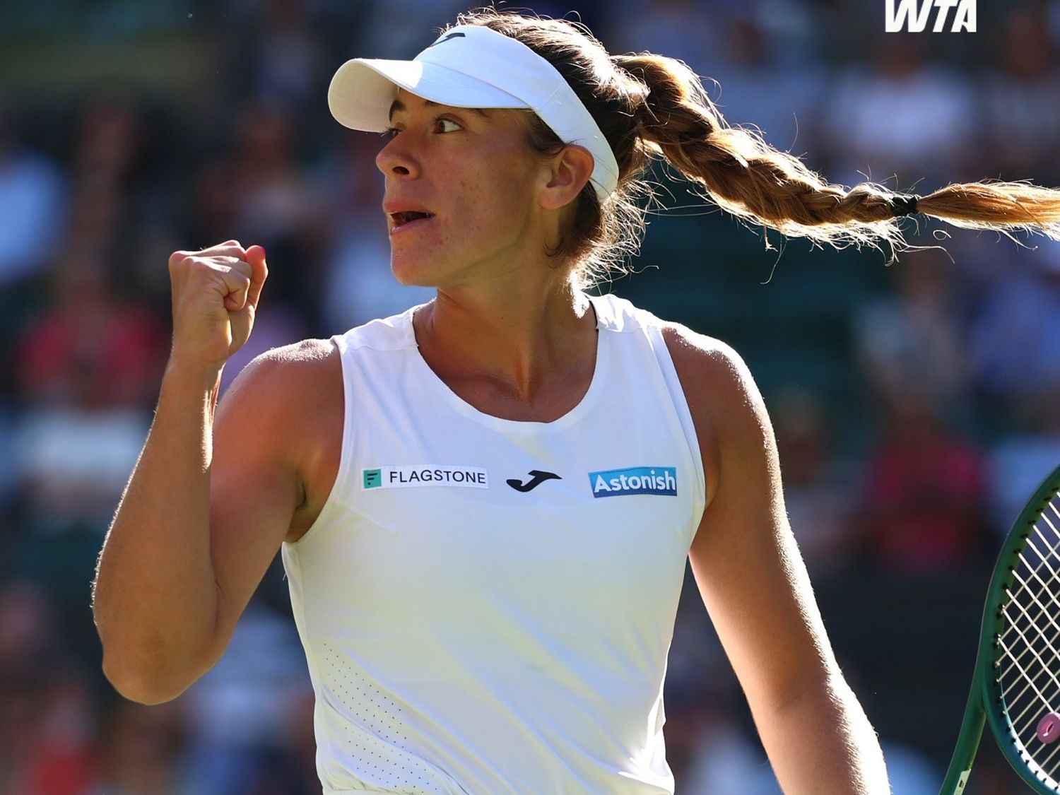 Solana Sierrra hace historia y se mete en la tercera ronda de Wimbledon