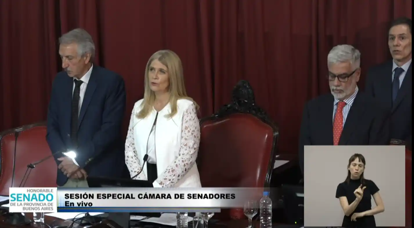 Segunda sesión especial del año en el Senado Bonaerense.