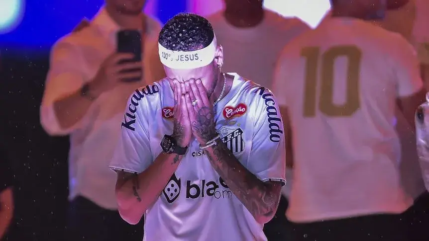 Neymar Junior, a sus 32 años, emocionado por regresar a Santos