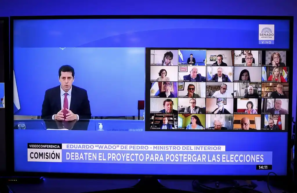 Dictamen favorable en el Senado para aplazar el proceso electoral