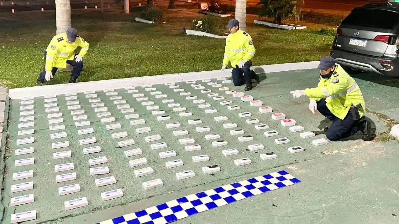 Secuestran 142 celulares en el puesto de control vial de Paso Cerrito