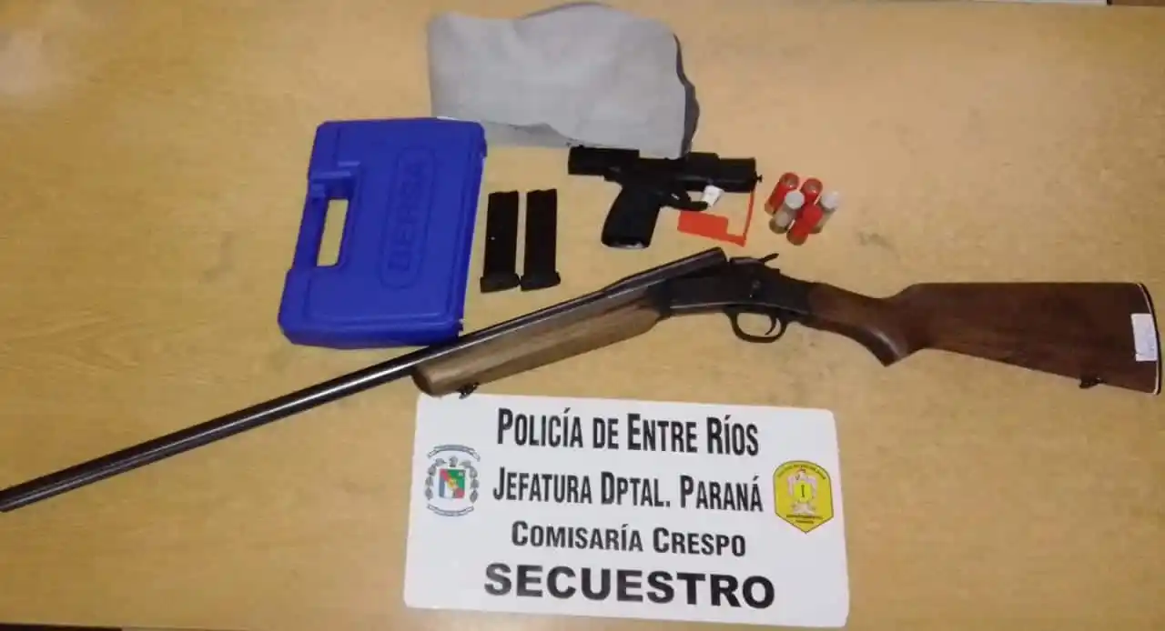 Allanaron una vivienda en Crespo por una causa de violencia de género