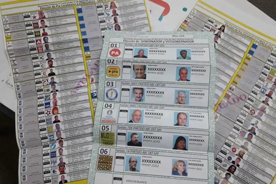 Boleta Única Papel para las elecciones: la Nación mira el sistema electoral santafesino