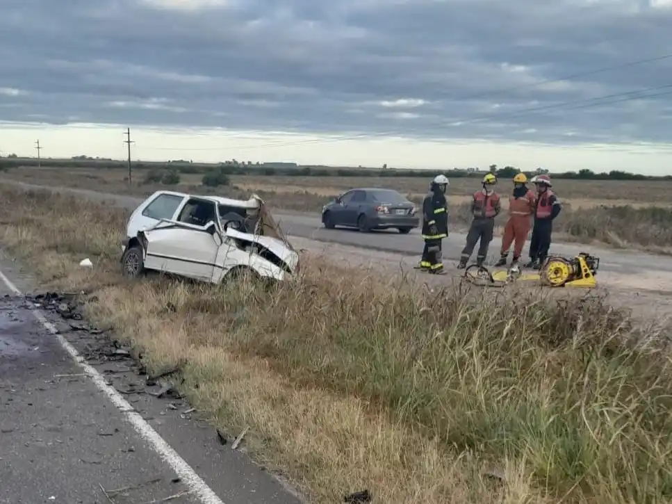 Un muerto y varios heridos tras un choque frontal sobre la Ruta Nacional 18, en jurisdicción de Jubileo