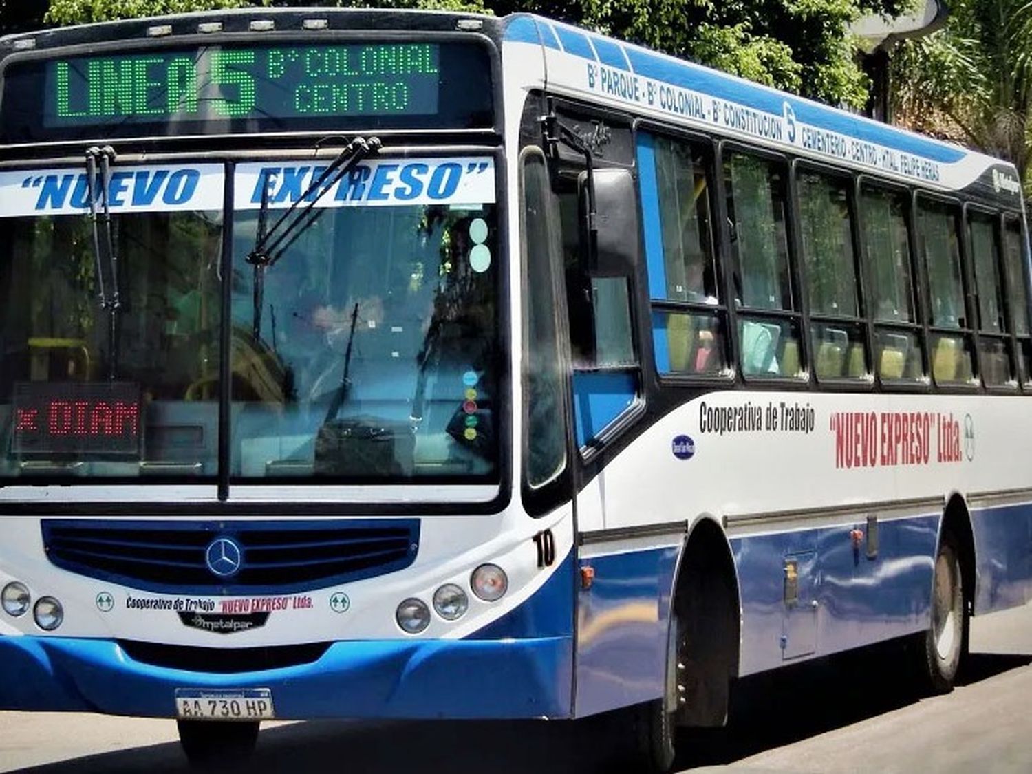 Concordia actualizará el cuadro tarifario del transporte urbano de pasajeros