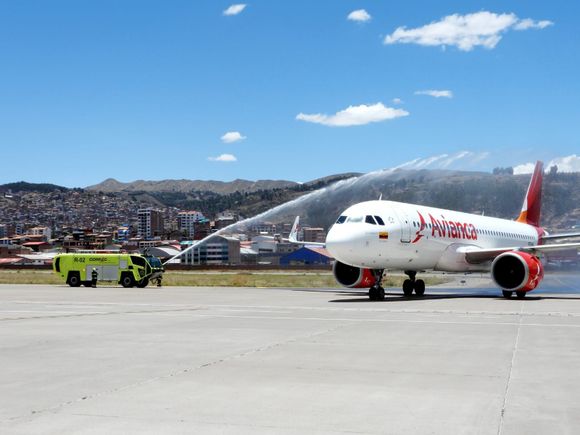 Avianca inaugurates flights between Bogota, Cusco and La Paz