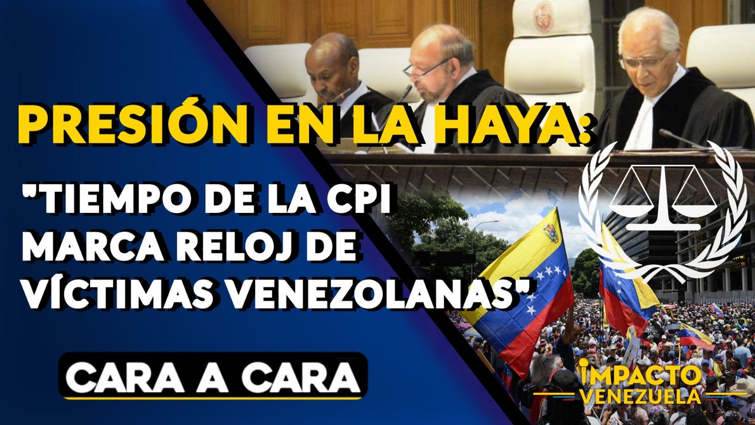 PRESIÓN EN LA HAYA: «tiempo de la CPI marca reloj de víctimas venezolanas» – VIDEO