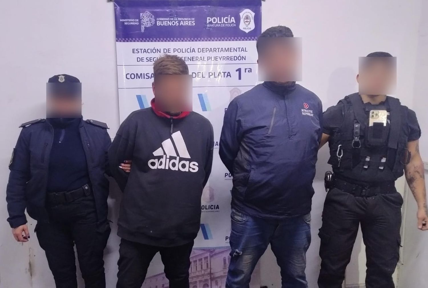 Lo golpearon para robarle el celular: los detenidos cuentan con una larga lista de antecedentes penales