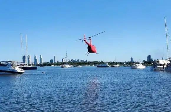 Un helicóptero se estrelló en el Paraná y dejó una víctima fatal