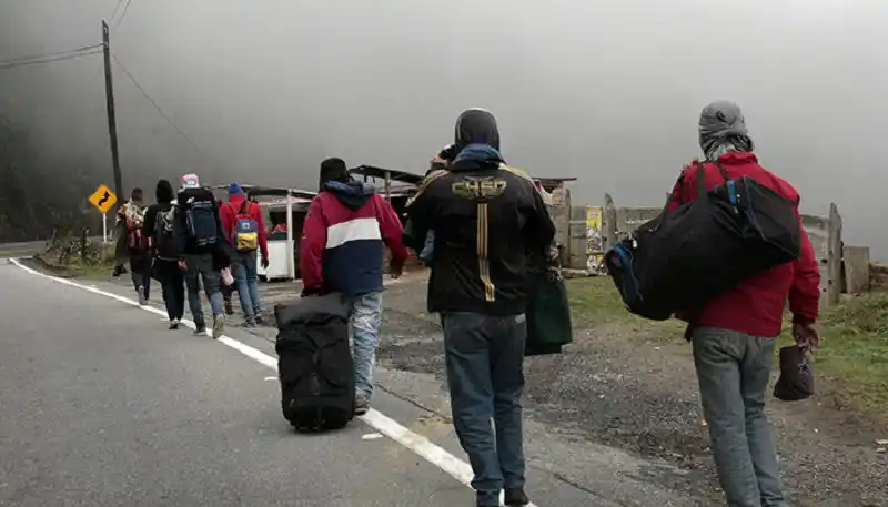 Acnur alerta sobre las dificultades que enfrentarán migrantes venezolanos durante el invierno