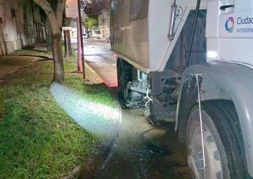 El municipio trabaja en el escurrimiento de agua en distintos sectores de la ciudad