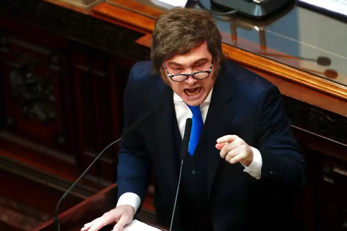 Milei se refirió a Grabois en su discurso en el Congreso.