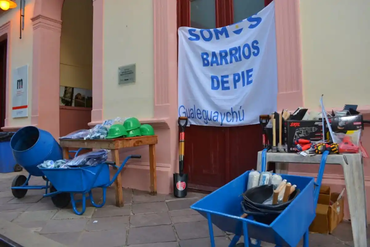 Entregaron herramientas del programa nacional "Potenciar Trabajo"