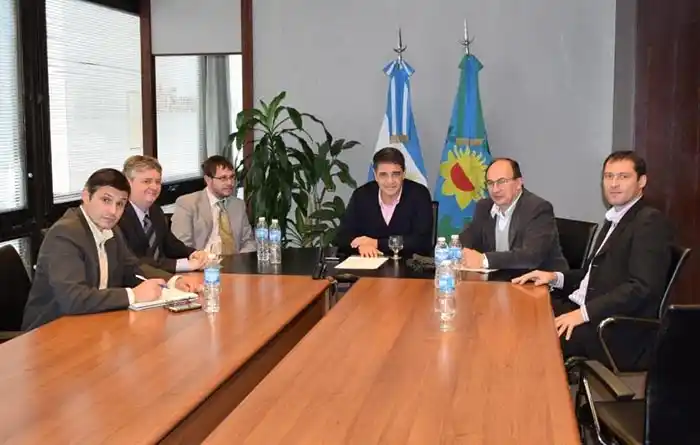 Saladillo: Salomón se reunió con el Presidente del Grupo Provincia