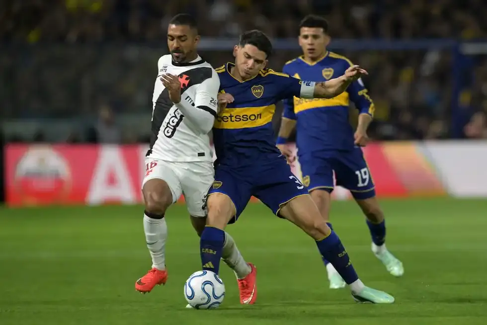 Boca cayó ante Vasco da Gama en La Bombonera y quedó obligado a ganar en Brasil