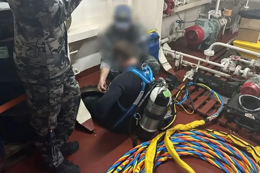 ¿Dónde encontraron la cocaína en el barco que cargó cereal en Timbúes?