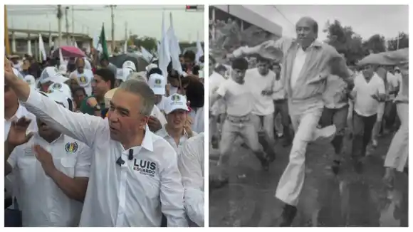 IMITANDO A CAP: Luis Eduardo Martínez «pega un brinco» en Maracaibo y ofrece acabar con la crisis eléctrica (+Video)