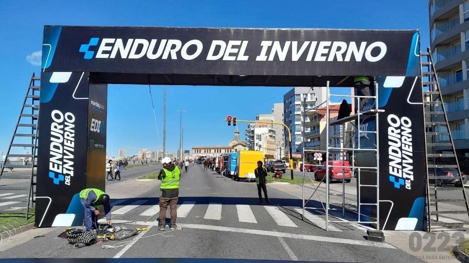 Preparativos. Los que se realizan para el Enduro del Invierno, en Mar del Plata