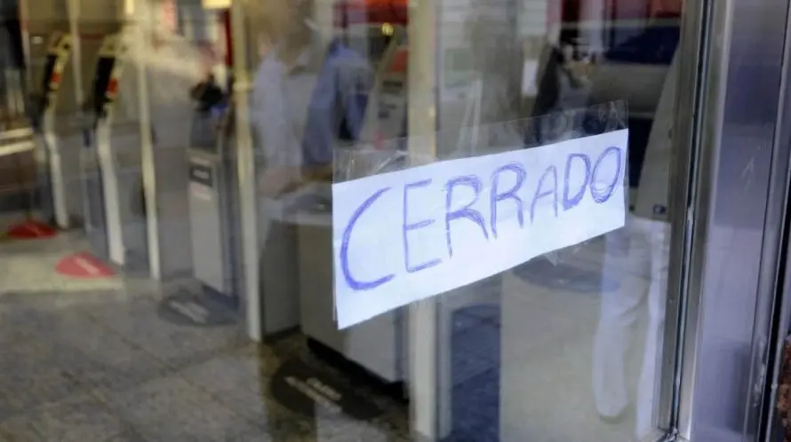 Se cumplió el paro bancario, según el gremio, con un acatamiento del 95%