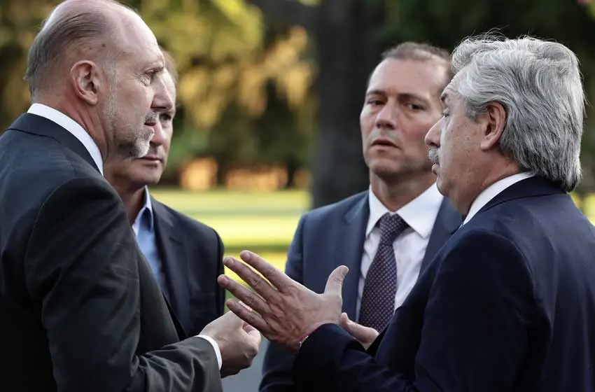 El gobernador Omar Perotti se reunió con el presidente Alberto Fernández en la quinta de Olivos