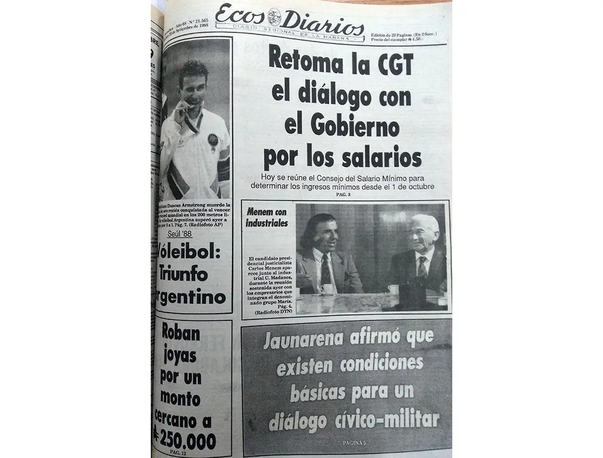 Domingo 18 de septiembre de 1988