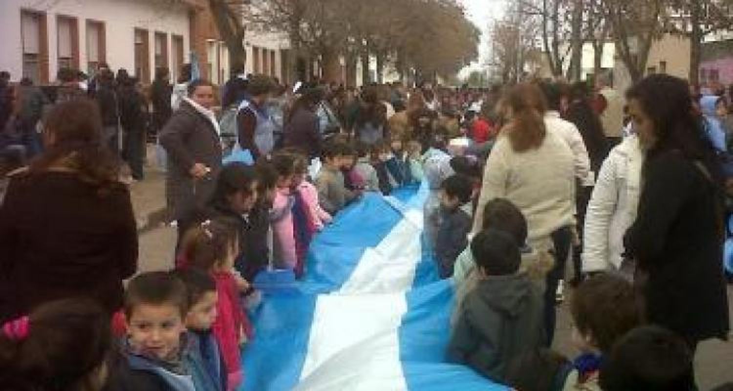 Festejos por el día de la Bandera