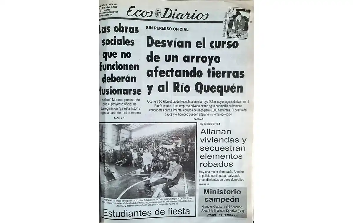 Domingo 6 de octubre de 1996