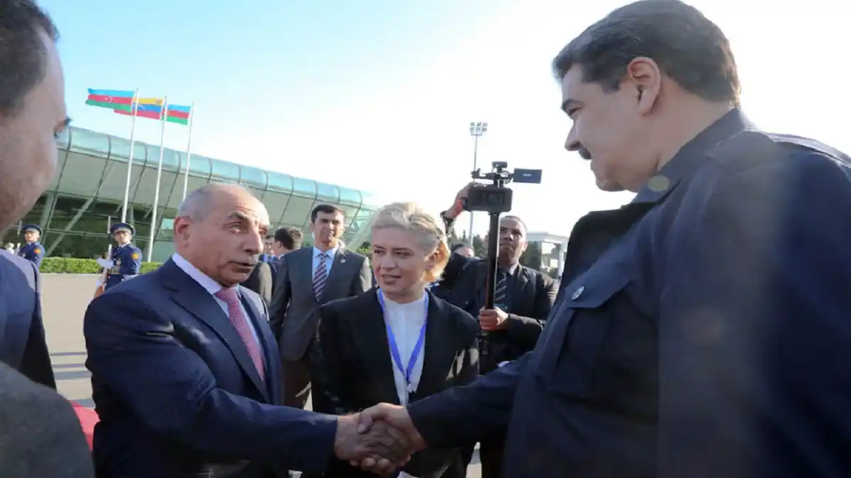 ¡YA LLEGÓ A AZERBAIYÁN! Nicolás Maduro dice que empresario qataríes quieren invertir en Venezuela