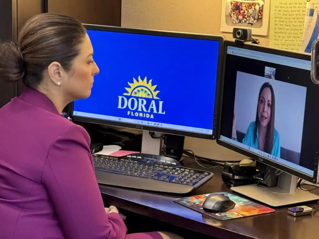 Alcaldesa de Doral y María Corina Machado conversaron sobre el proceso venezolano (+ Fotos)