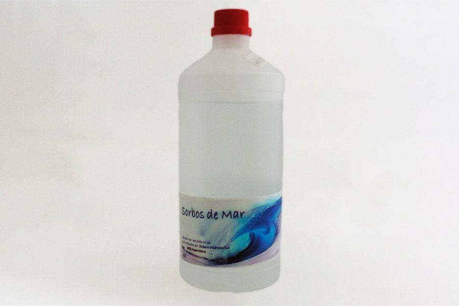 Alerta alimentaria: alimento no seguro Agua de mar extraída de las profundidades del Océano Atlántico Sur, marca "Sorbos de Mar"