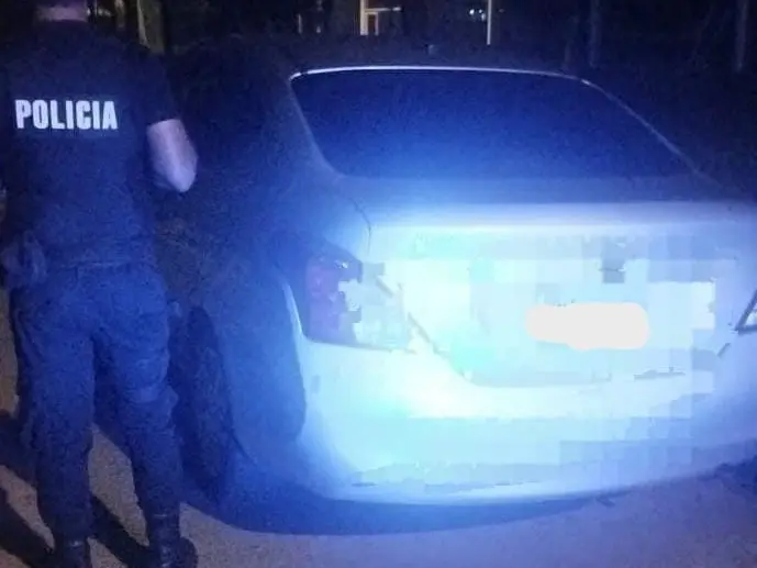 Encontraron en barrio Antártida un automóvil robado en Lehmann