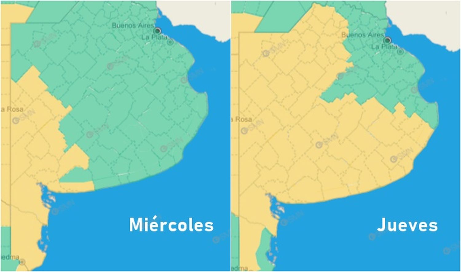 Alerta Meteorológico por tormentas en Provincia: Rige hasta el jueves 30 de septiembre