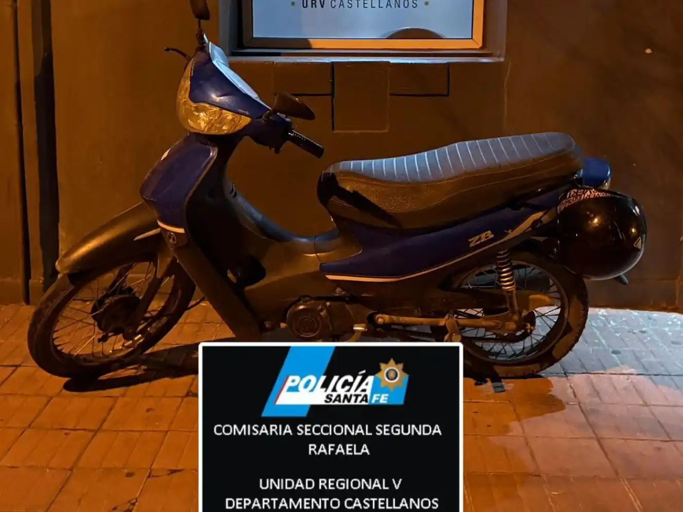 Recuperaron una moto robada en el centro de Rafaela: la abandonaron en calle Bernardo de Irigoyen
