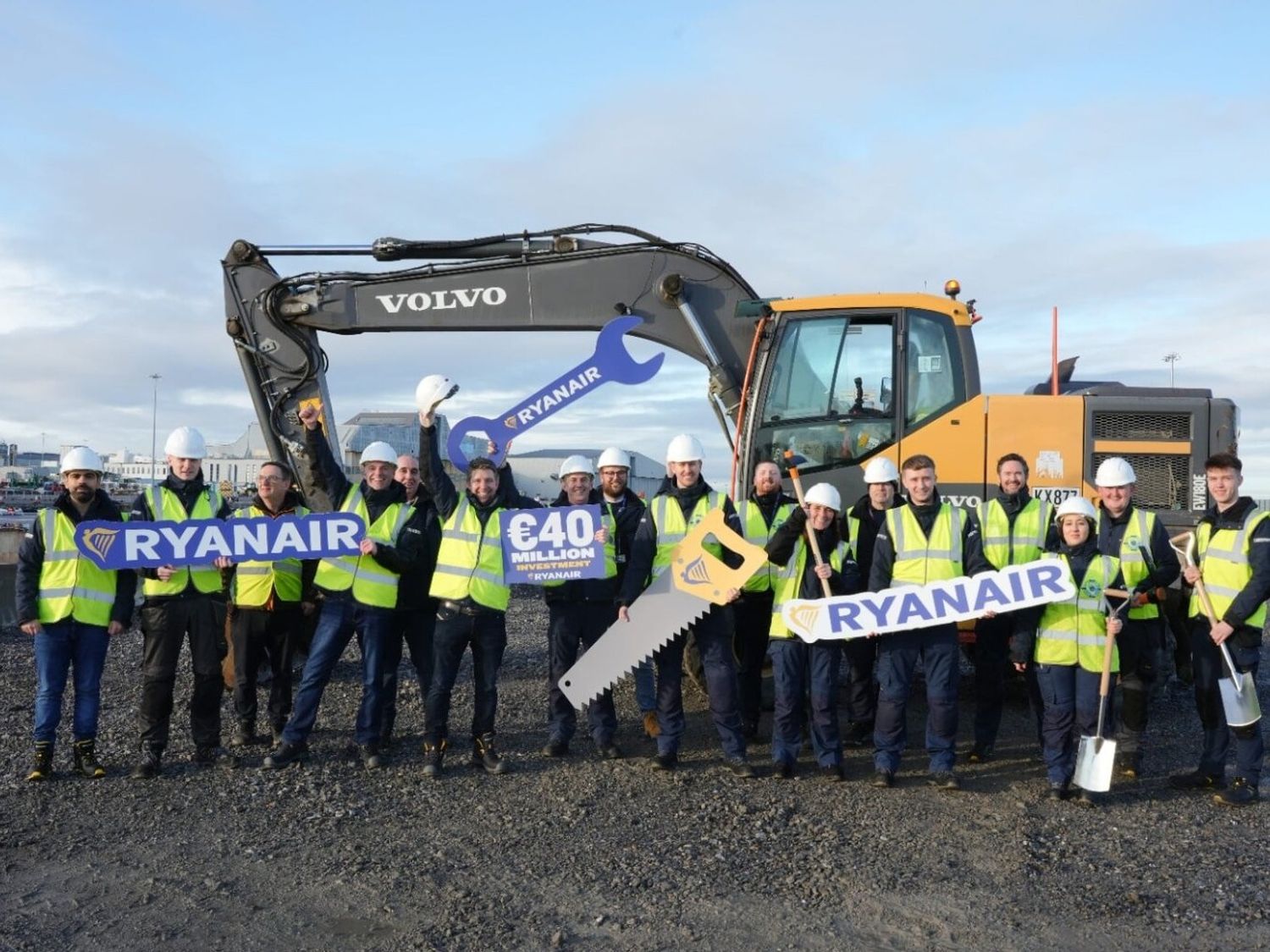 Ryanair construye un hangar para sus Boeing 737-8200 MAX en el aeropuerto de Dublín