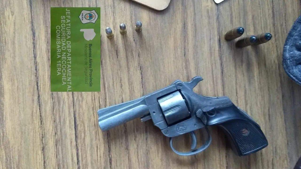 Por el robo de un celular secuestraron un revólver