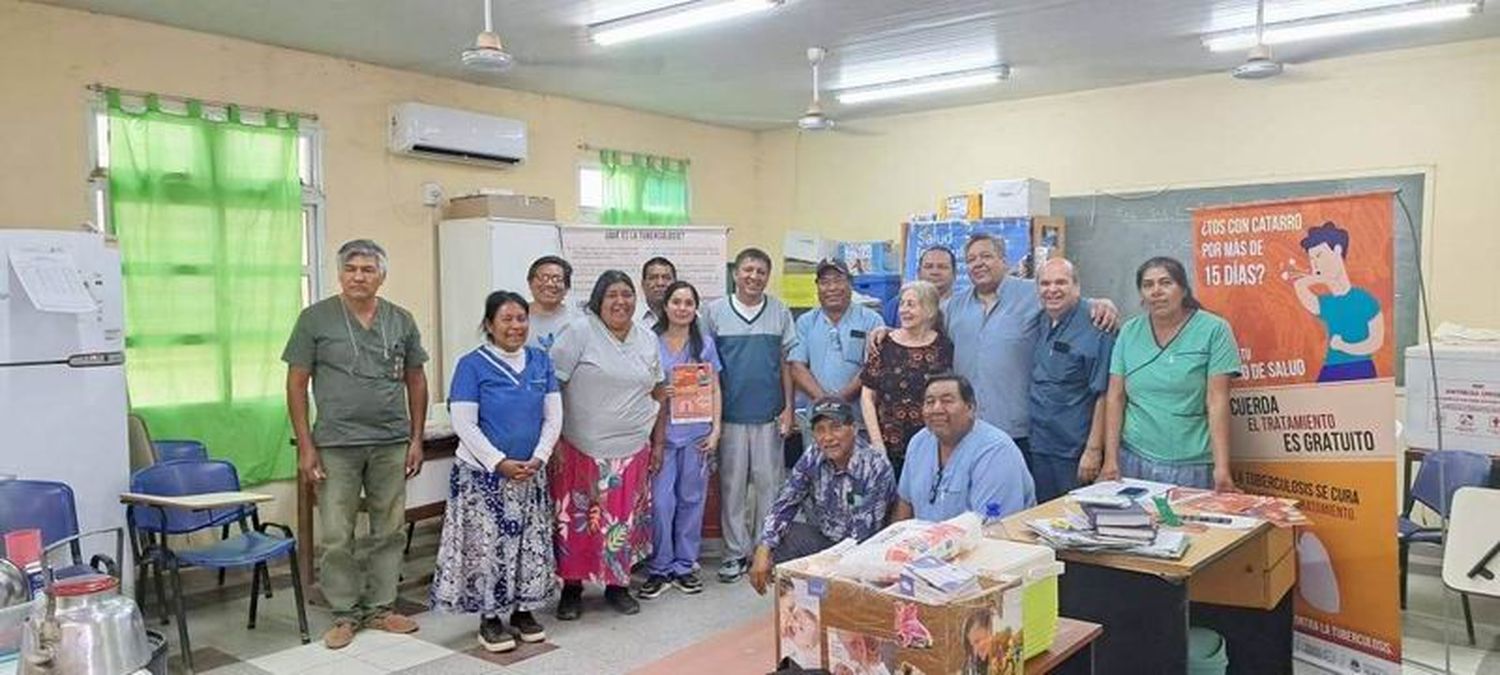 Capacitación sobre tuberculosis
en el Hospital de El Potrillo