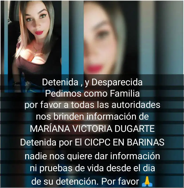 Familiares piden colaboración para encontrar a Mariana. Foto: Facebook  