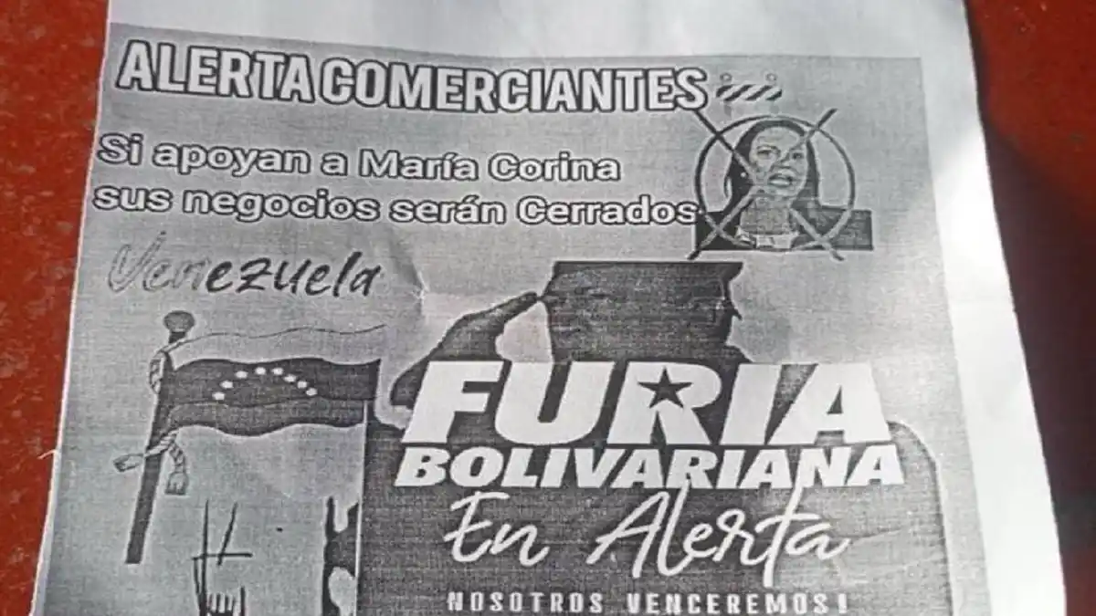 FURIA BOLIVARIANA AMENAZA a comerciantes de Portuguesa ante concentración de María Corina y Edmundo