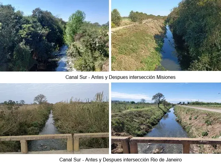 El Niño: Trabajos preventivos en canales y bocas de tormenta para garantizar el escurrimiento del agua